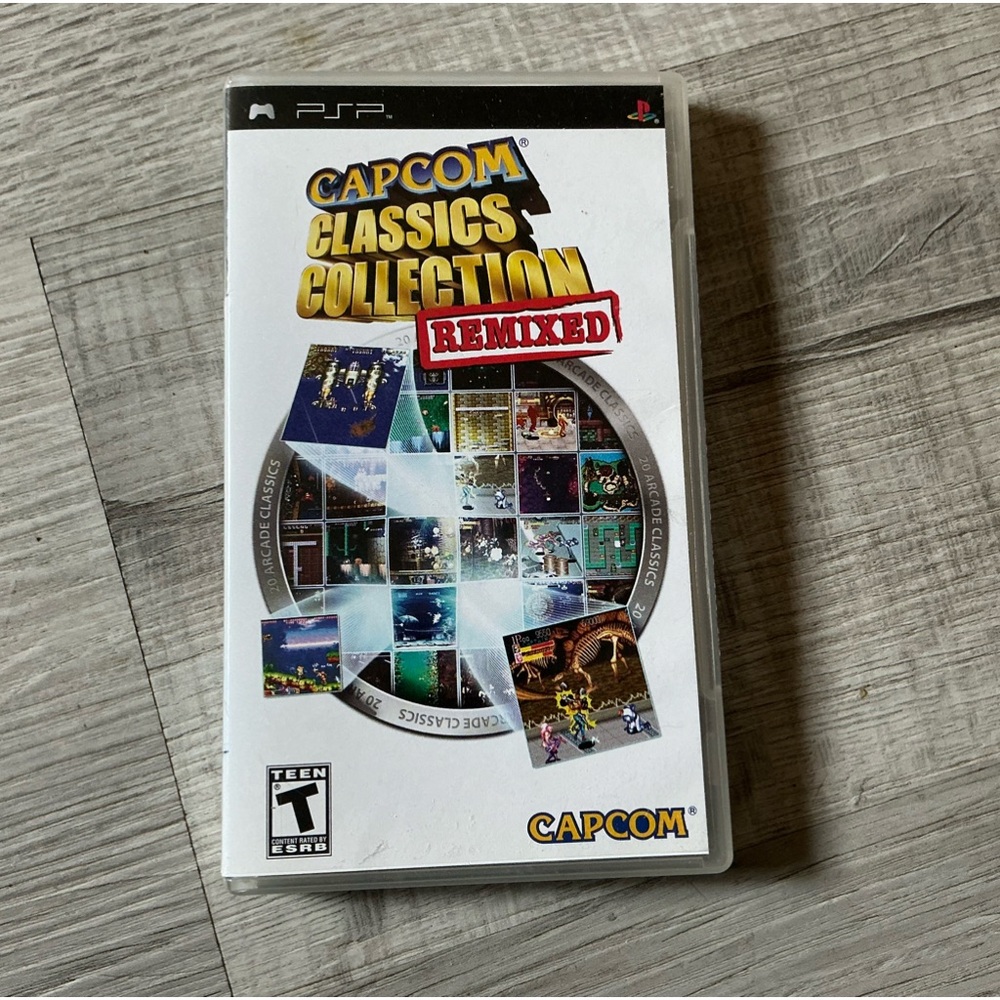 Capcom Classics Collection Remixed PSP 2006 Game Used